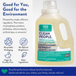 The Clean People Liquid Laundry Detergent - Recyclable Packaging, Stain Fighting - Ultra Concentrated, Laundry Soap (50 Fl Oz, Fresh Scent) 🍁 All In One Marketplace Canada