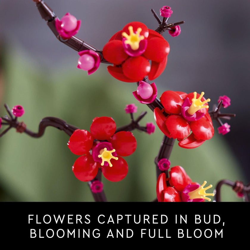 LEGO Icons Plum Blossom Building Sets for Adults - Artificial Flower for Dinner Table Centerpiece, Living Room Home Decor, Ages 18+ - DIY Craft Kits - Gift for Graduation - 10369 🍁 All In One Marketplace Canada