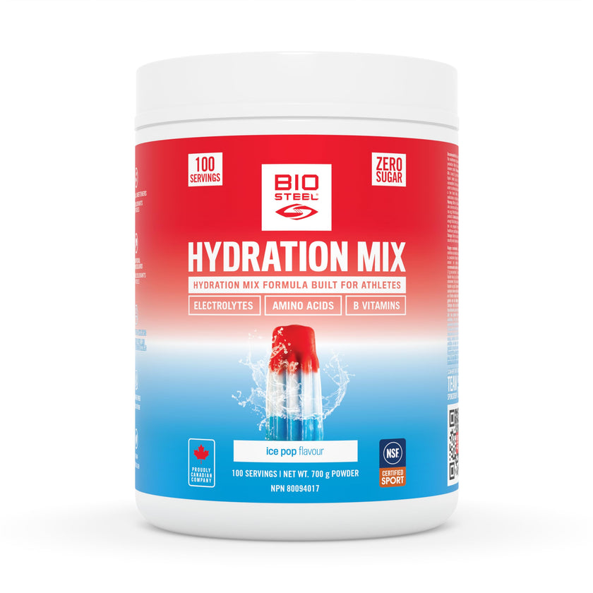 BioSteel Hydration Mix, Great Tasting Hydration with Zero Sugar, and No Artificial Flavours or Preservatives, Ice Pop Flavour, 100 Servings per Tub 🍁 All In One Marketplace Canada