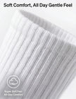 Hue Women's Mini Crew Sock 6 Pair Pack, White - 6 Pair Pack, One Size 🍁 All In One Marketplace Canada