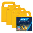 Camco RV Stabilizing Jack Pads, Helps Prevent Jacks from Sinking, 6.5 Inch x 6.5 Inch Pad - 4 Pack (44595), Yellow 🍁 All In One Marketplace Canada