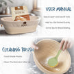 Glimsax Banneton Proofing Basket Set of 2, 9