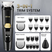 Ufree 3-in-1 Beard Trimmer for Men, Waterproof Electric Razor Shaver for Facial Hair, Rechargeable Hair Trimmer Clippers Grooming Kit, Gifts for Husband Father 🍁 All In One Marketplace Canada