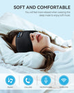 MUSICOZY Sleep Headphones Breathable Bluetooth 5.4 Headband 3D Sleeping Headphones, Wireless Eye Mask Sleep Earbuds for Side Sleeper Office Air Travel Cool Tech Gadgets Unique Gifts (Matte Black) 🍁 All In One Marketplace Canada