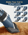 oneisall Quiet Cat Clippers for Matted & Long Hair, 2-Speed Cordless Pet Shaver Grooming Kit for Cats, Small Dogs & Animals (Blue) 🍁 All In One Marketplace Canada