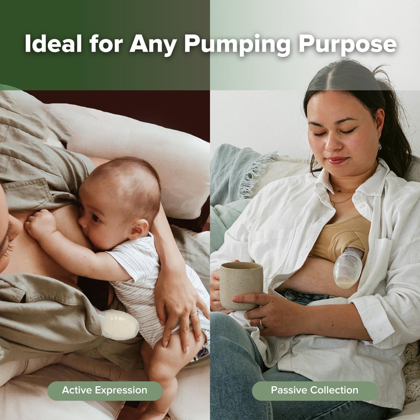 haakaa Manual Breast Pump for Breastfeeding, Silicone, Clear 4oz/100ml 🍁 All In One Marketplace Canada