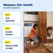 PetSafe 4-Way Locking Interior Cat Door - Tinted Privacy Door for Cat Litter Box or Pet Feeder, Built-in Door Lock, DIY Easy Install 🍁 All In One Marketplace Canada