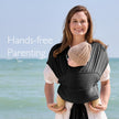 Momcozy Baby Wrap Carrier Slings, Infant Carrier Slings for Newborn up to 50 lbs, Baby Wrap Adjustable for Adult Fits Sizes XXS-XXL, Easy to Wear Baby Carriers, Ergonomic Front Facing/Back, Black 🍁 All In One Marketplace Canada