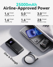 INIU Laptop Power Bank, 100W 25000mAh Portable Laptop Charger, Fast Charging USB C in&Out External Battery Pack, Travel Powerbank for Laptop MacBook iPad Steam Deck iPhone 17 16 Samsung S25 etc 🍁 All In One Marketplace Canada