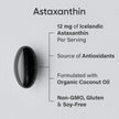 Sports Research® Triple Strength Astaxanthin Supplement from Algae w/Organic Coconut Oil - Natural Support for Skin & Eye Health - Non-GMO & Gluten Free - 12mg, 60 Softgels - 2 Month Supply 🍁 All In One Marketplace Canada