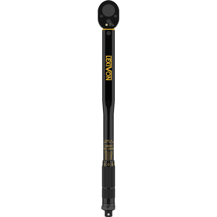 LEXIVON Torque Wrench 1/2-Inch Drive Click 10~150 Ft-Lb/13.6~203.5 Nm (LX-183) 🍁 All In One Marketplace Canada