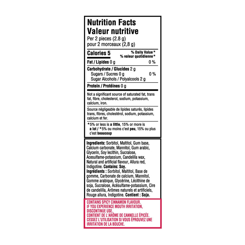 Dentyne Fire Sugar-Free Gum Bubble Gum, Cinnamon, 12 Pack (12 Pieces Each) 🍁 All In One Marketplace Canada