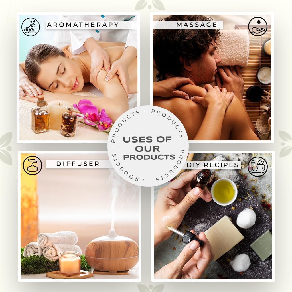 Carno Calm Organic Citronella Essential Oil | 100% Pure Natural Citronella Oil | For Scalp and Hair | Ideal for Both men and women | 1.7 fl oz 🍁 All In One Marketplace Canada