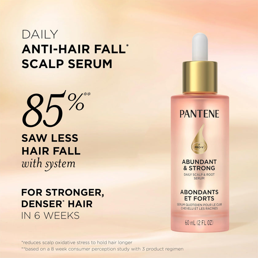 Pantene Abundant & Strong Daily Scalp Serum, Strengthens Scalp’s Hold on Roots, 60 ml 🍁 All In One Marketplace Canada