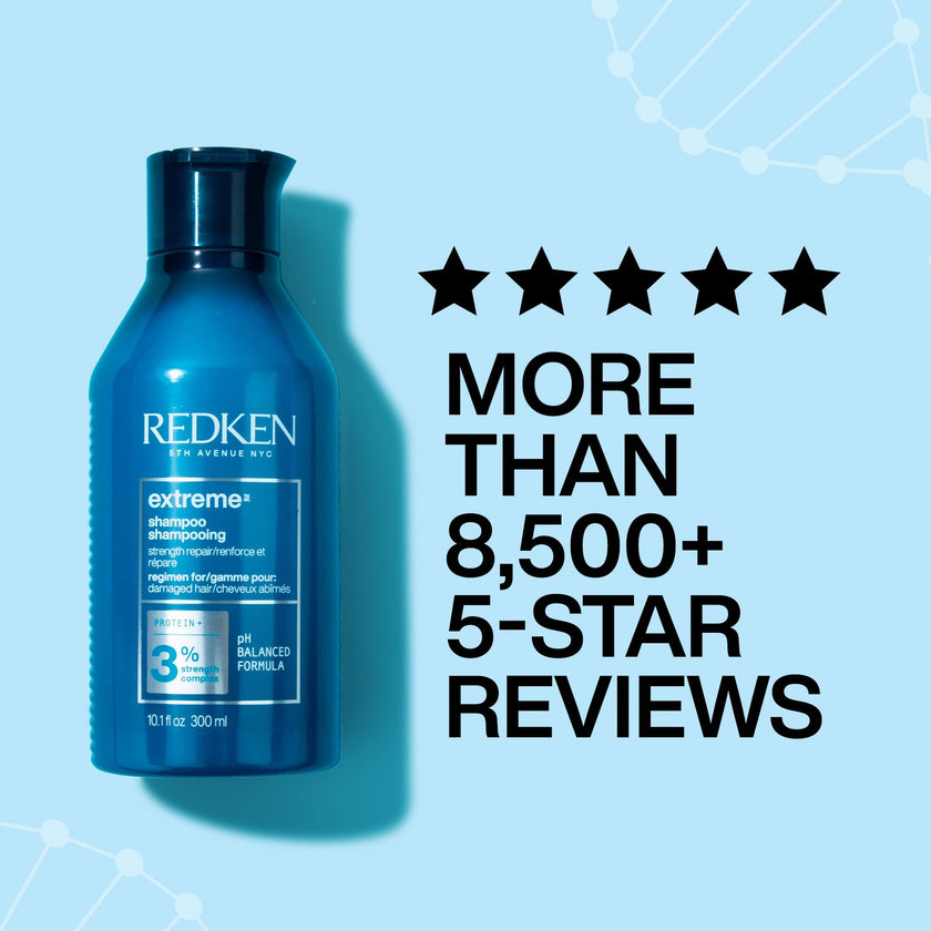 Redken Extreme Shampoo For Dry Damaged Hair, Infused With Proteins to Strengthen And Repair, Prevent Breakage, 300ml 🍁 All In One Marketplace Canada