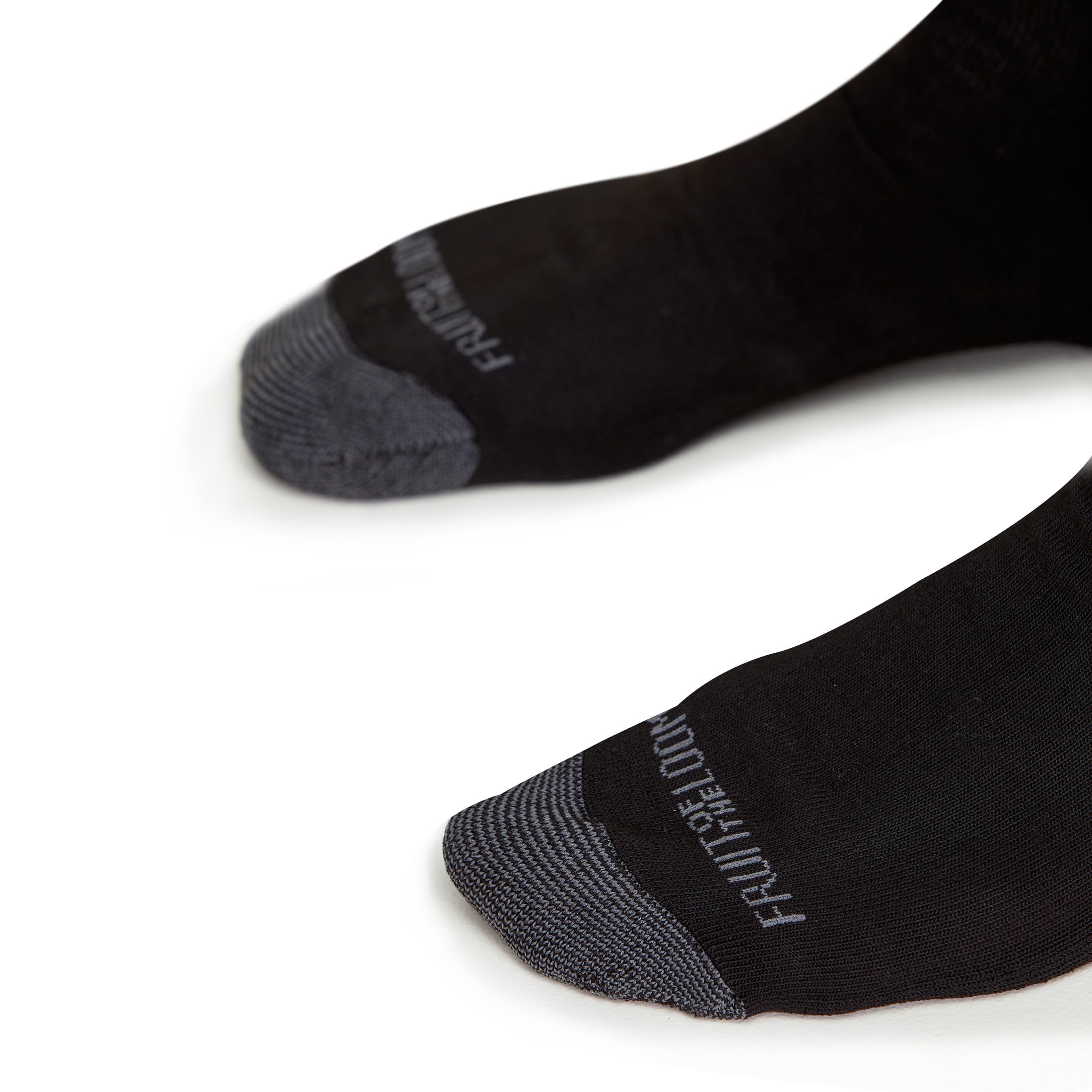 Fruit of the Loom Men's Dual Defense Crew Socks (12 Pack), Black, Medium (6 - 12) 🍁 All In One Marketplace Canada