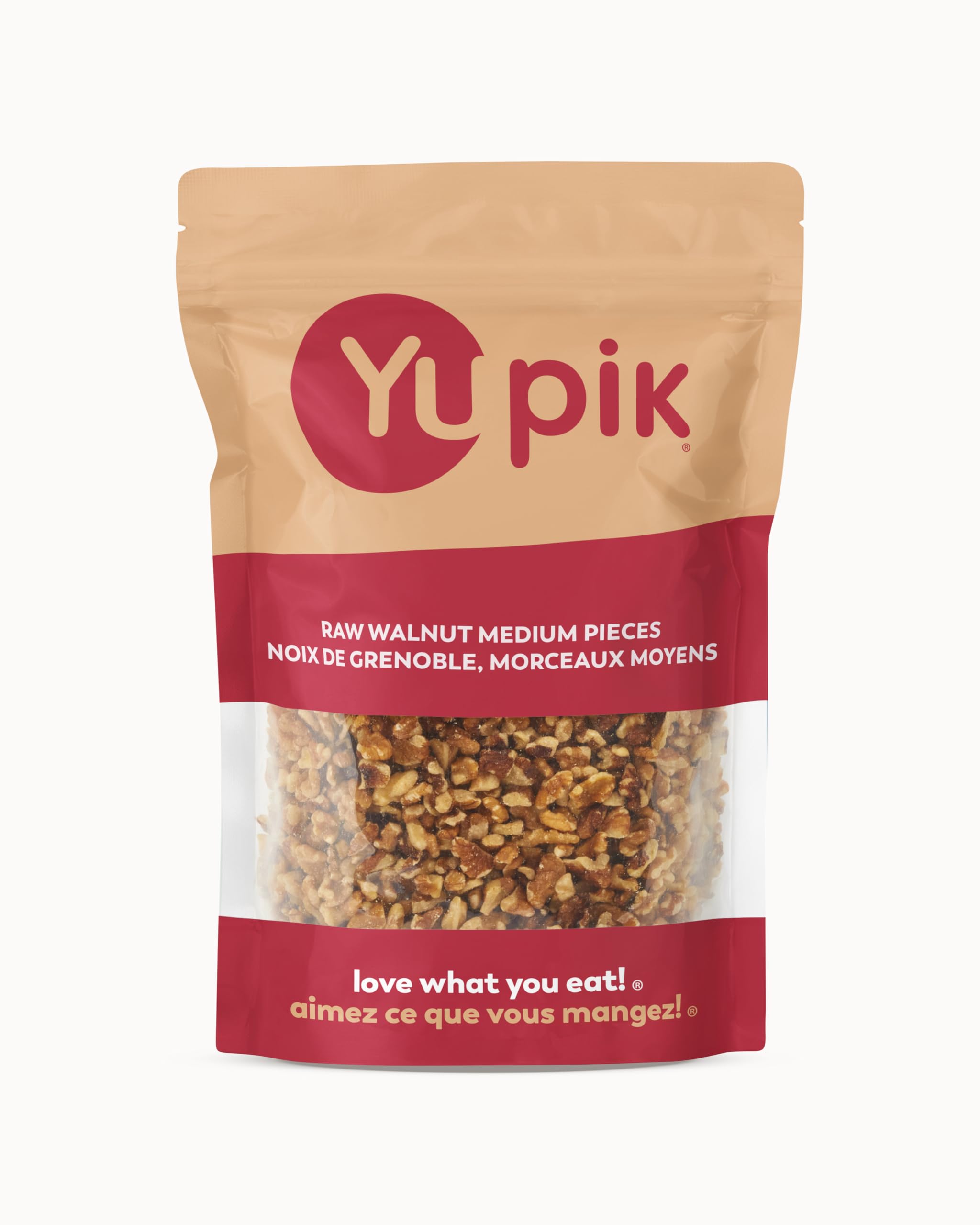 Yupik Raw Walnuts, Medium Pieces, 1 kg, Kosher, Gluten-Free, Vegan, Chopped Nuts, Unsalted, Unroasted, Source of Omegas, Healthy Snacks, Nut Topping & Inclusion, Ideal for Baking & Cooking 🍁 All In One Marketplace Canada