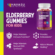 Elderberry Gummies Kids for Cold and Flu Relief | Immune Booster for Kids | Sambucol Black Elderberry Syrup Gummy with Zinc and Vitamin C | Cough, Fever & Sore Throat Support with Antioxidants | 60ct 🍁 All In One Marketplace Canada