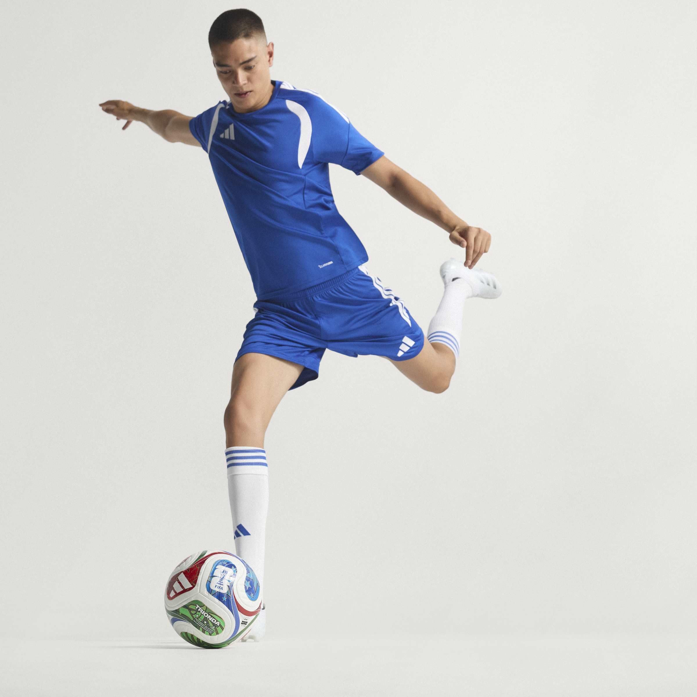 Adidas Unisex-Adult World Cup Pro Soccer Ball, White/Solar Blue/Red/Flash Lime, 5 🍁 All In One Marketplace Canada