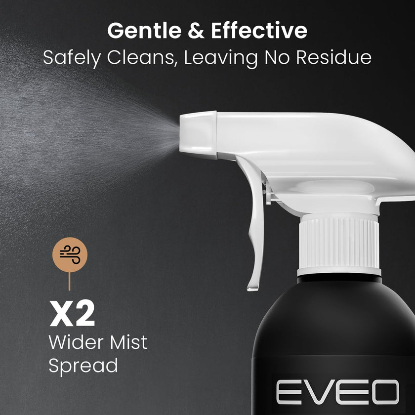 EVEO® Screen Cleaner Spray Kit (Streak-Free) TV Screen Cleaner for Smart TV, LCD, LED, OLED | Computer Spray and Wipe Microfiber Cloth for Monitor, Laptop, iPad, Car & More - 1 Pack 🍁 All In One Marketplace Canada
