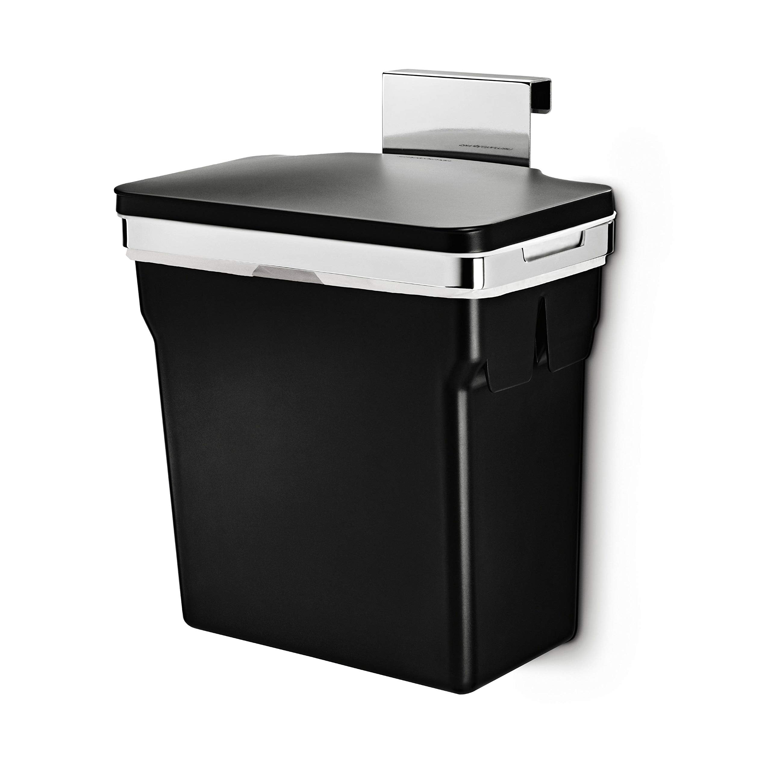 simplehuman 10 Liter / 2.6 Gallon In-Cabinet Trash Can, Heavy-Duty Steel Frame, Black 🍁 All In One Marketplace Canada