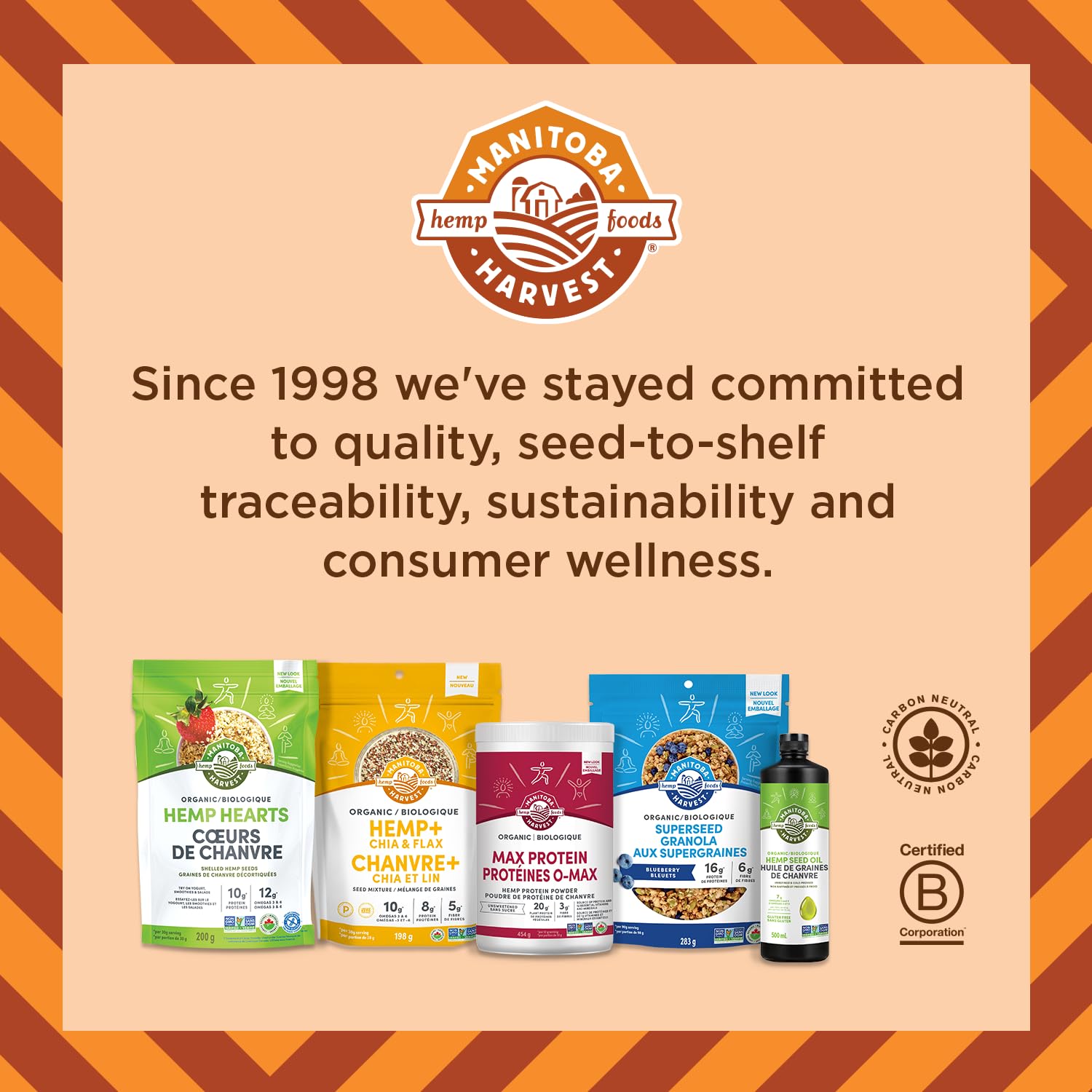 Manitoba Harvest Hemp Hearts Shelled Hemp Seeds, 454g; 10g Plant-Based Protein & 12g Omegas per Serving, Whole 30 Approved, Vegan, Keto, Paleo, Non-GMO, Gluten Free 🍁 All In One Marketplace Canada