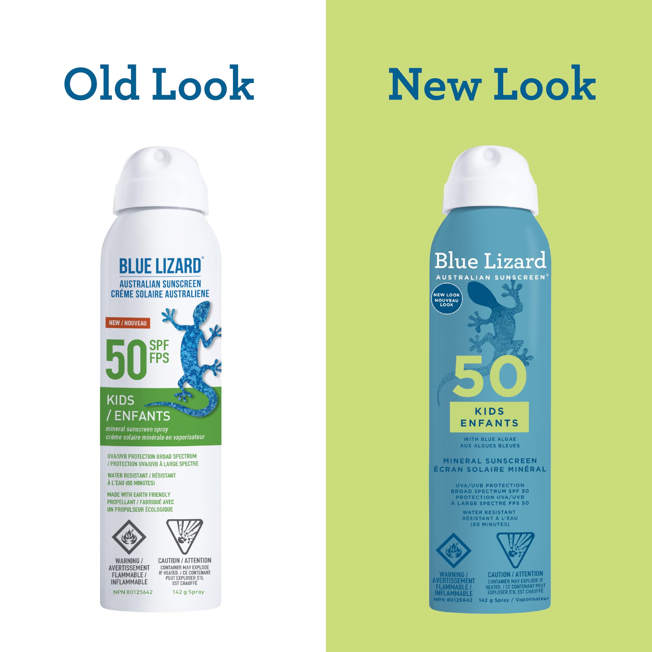 Blue Lizard Kids Mineral SPF 50 Sunscreen Spray, Broad-Spectrum UVA/UVB Protection, Water-Resistant, Zinc Oxide Formula, 142 g 🍁 All In One Marketplace Canada