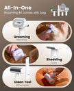 oneisall Dog Grooming Vacuum Kit: 15000Pa Shedding Brush with Grooming Tools, 3 Suction Low Noise, for Pet Thick and Undercoat, 1.5L Dust Cup, Dog Hair Vacuum, Home Cleaning, LM5 🍁 All In One Marketplace Canada