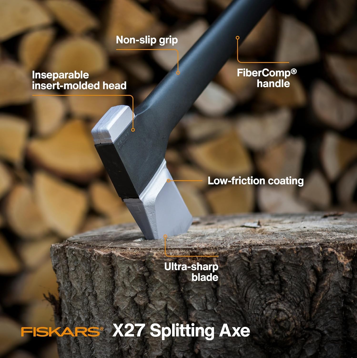Fiskars X27 Super Splitting Axe, 36