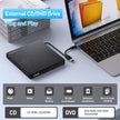 ORIGBELIE External DVD Drive, CD Drive USB 3.0 Typle C CD/DVD ROM +/-RW Adapter with USB Port DVD Burner for Laptop PC Desktop Computer, Optical Disk Drive CD Player Compatible with Mac Windows Linux 🍁 All In One Marketplace Canada