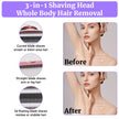 Beanify Electric Razor for Women Men,4 in 1 LED Display Ladies Wet & Dry Body Razors and Facial Hair Remover, Rechargeable Painless Hair Removal Kit for Nose Face Body Leg Bikini Arm Hair (Pink) 🍁 All In One Marketplace Canada