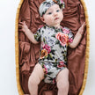 Baby Bamboo Onesie | Olive Rib