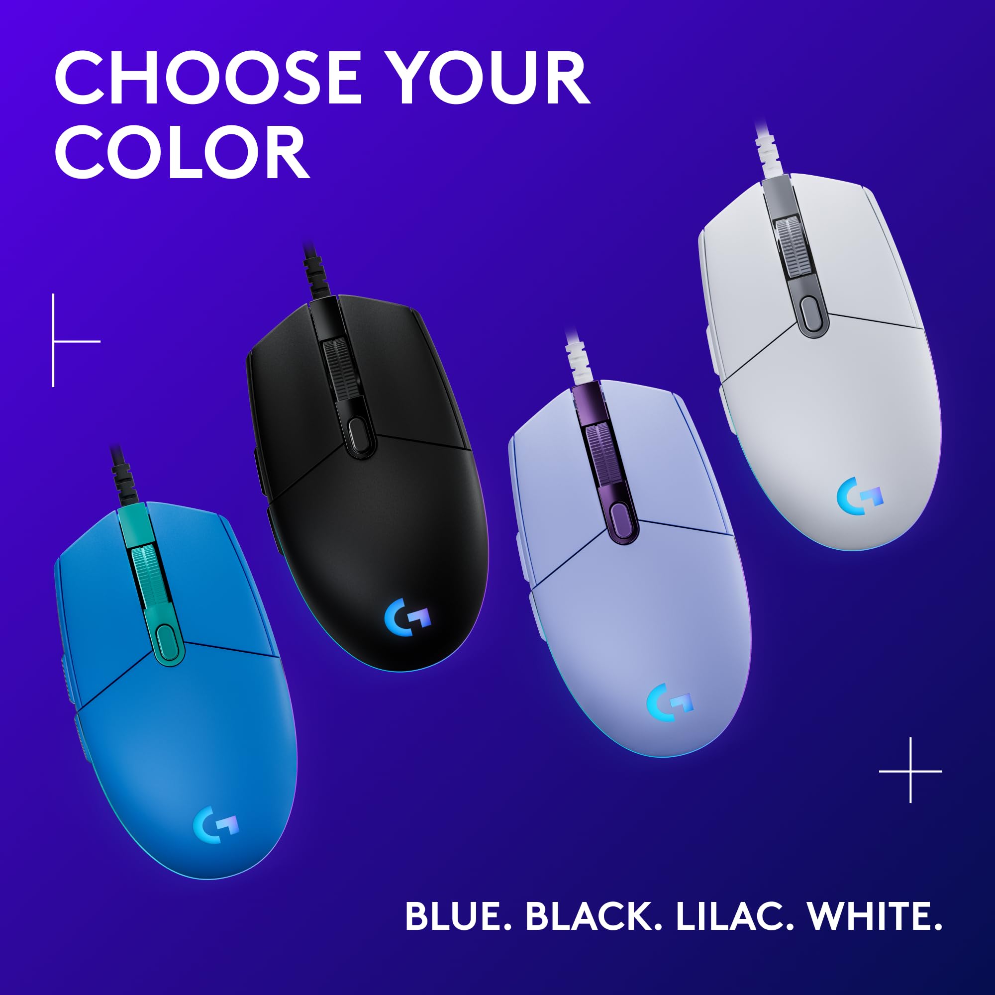 Logitech G203 Wired Gaming Mouse - White 🍁 All In One Marketplace Canada