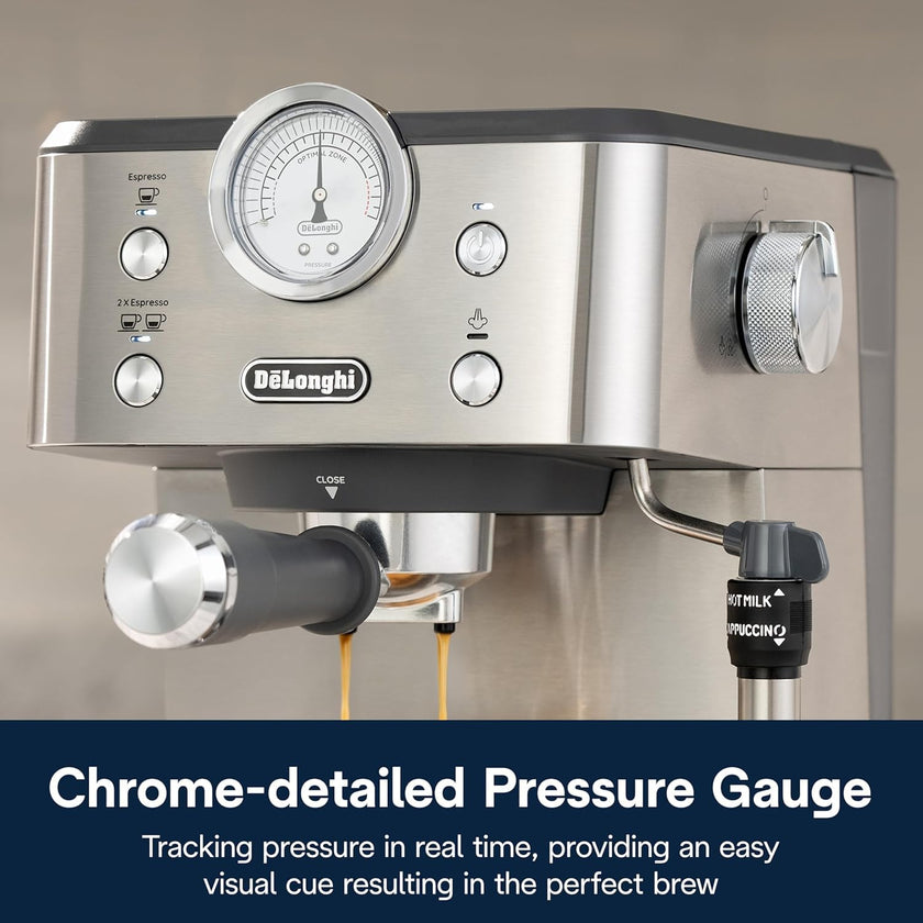 De'Longhi Classic Signature Espresso Machine, Adjustable Milk Frother 🍁 All In One Marketplace Canada