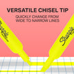 Sharpie Tank Highlighters, Chisel Tip, Yellow, 36 Count 🍁 All In One Marketplace Canada