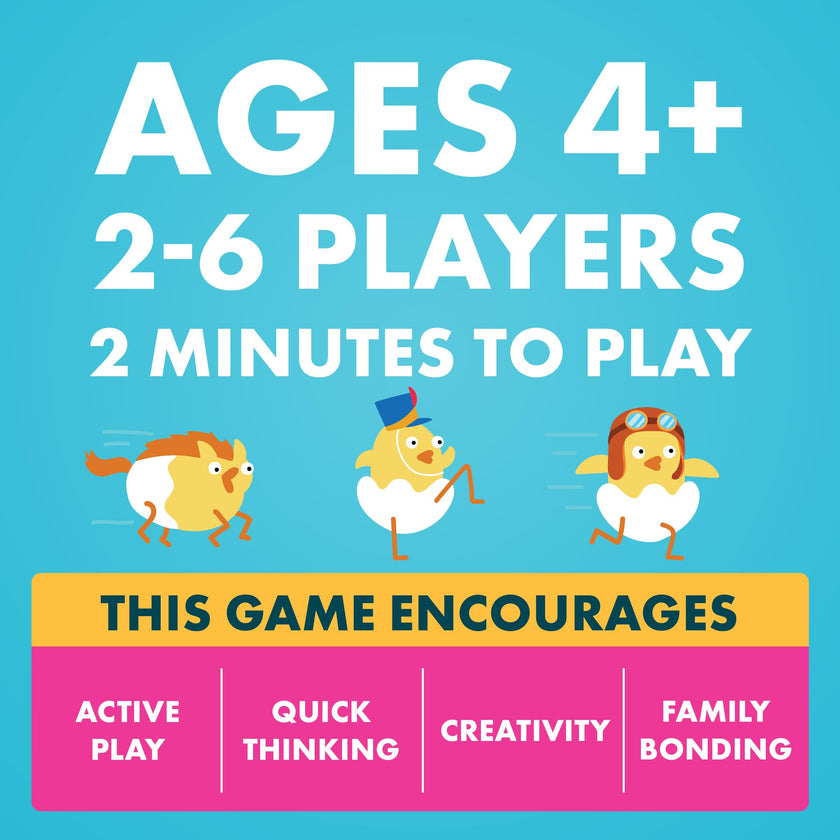 Hurry Up Chicken Butt by Exploding Kittens - 2-6 Players - Ages 4+ - 2 Minutes to Play - Hot Potato Style Card Game - Fun Card Game, Family Game Night, Creative Kids Game 🍁 All In One Marketplace Canada