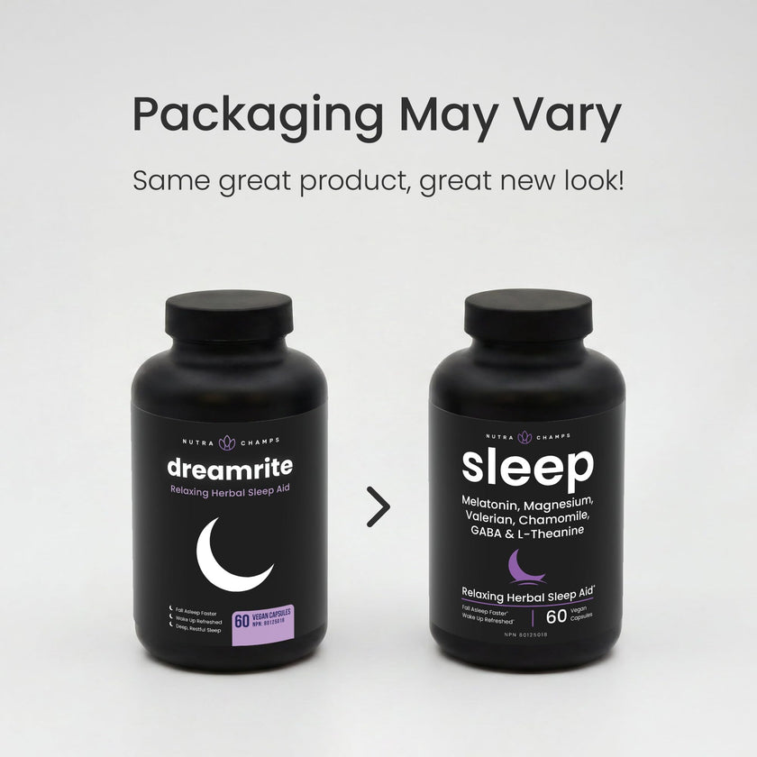 10-in-1 Sleep Aid Supplement– Sleeping Pills with Melatonin, Valerian Root, Chamomile, Lemon Balm, L-Theanine, L-Tryptophan, GABA, Magnesium – Sleep Cycle Support 🍁 All In One Marketplace Canada