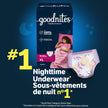 GoodNites Girls' Nighttime Underwear, Extra Large (95-120 lbs), 63 Ct 🍁 All In One Marketplace Canada