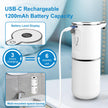 Automatic Liquid Soap Dispenser Touchless, USB Rechargeable Smart Hand Soap Dispenser, 6-Level Adjustable, 12.8oz/380mL Wall Mount for Bathroom Kitchen Dish Soap 🍁 All In One Marketplace Canada