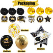 Graduation Decorations Class of 2026, 12Pcs Black and Gold balloons with Swirl and Graduation Garland Congrats Grad 2026 Banner for College High School Party Supplies 🍁 All In One Marketplace Canada