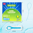 Floss Threaders, Deep Clean Dental Floss Threader for Braces, Bridges, and Implants, Blue 🍁 All In One Marketplace Canada