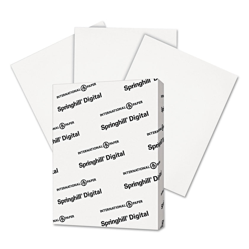 Springhill Cardstock Paper, White Paper, 90lb, 163gsm, 8.5 x 11, 92 Bright, 1 Ream / 250 Sheets - Index Card Stock, Thick Paper (015101R) 🍁 All In One Marketplace Canada