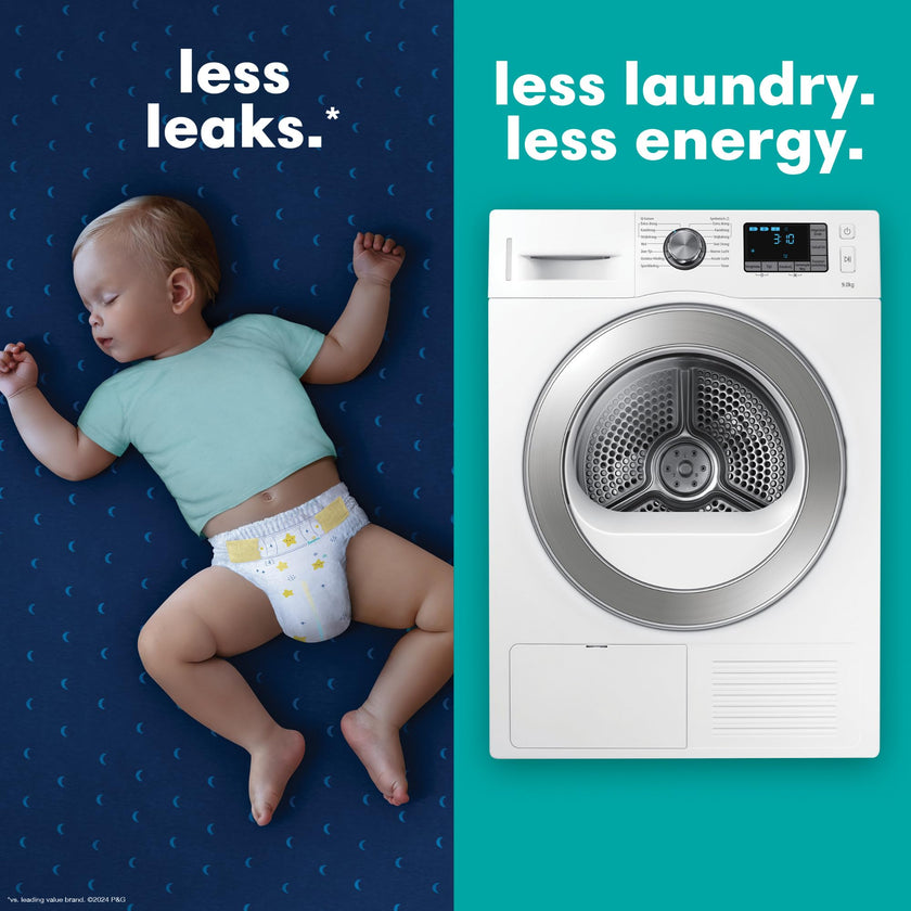 Pampers ZZZ Overnight Diapers, Size 3 (16-28 lbs), 116 Count, Nighttime Protection Disposable Baby Diaper 🍁 All In One Marketplace Canada
