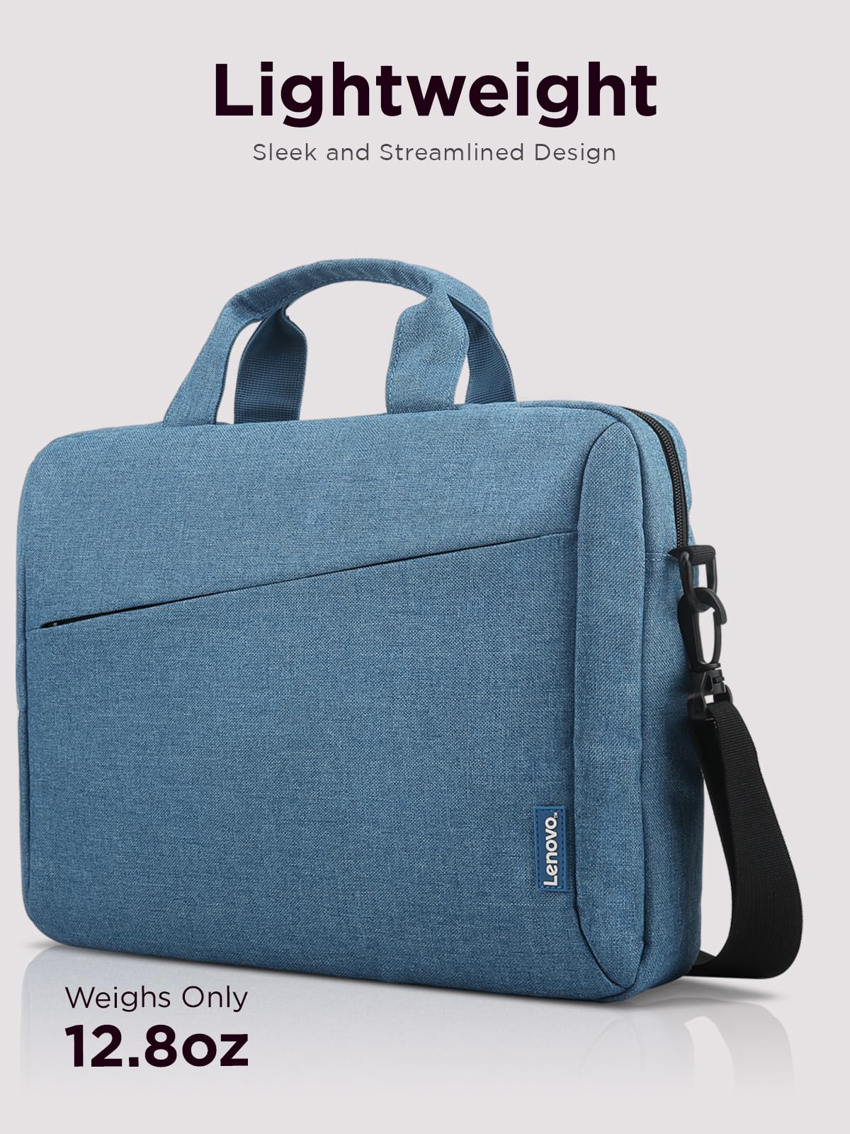 Lenovo Laptop Carrying Case T210, fits for 15.6-Inch Laptop and Tablet, Sleek Design, Durable and Water-Repellent Fabric, Business Casual or School, GX40Q17230 Casual Toploader - Blue 🍁 All In One Marketplace Canada