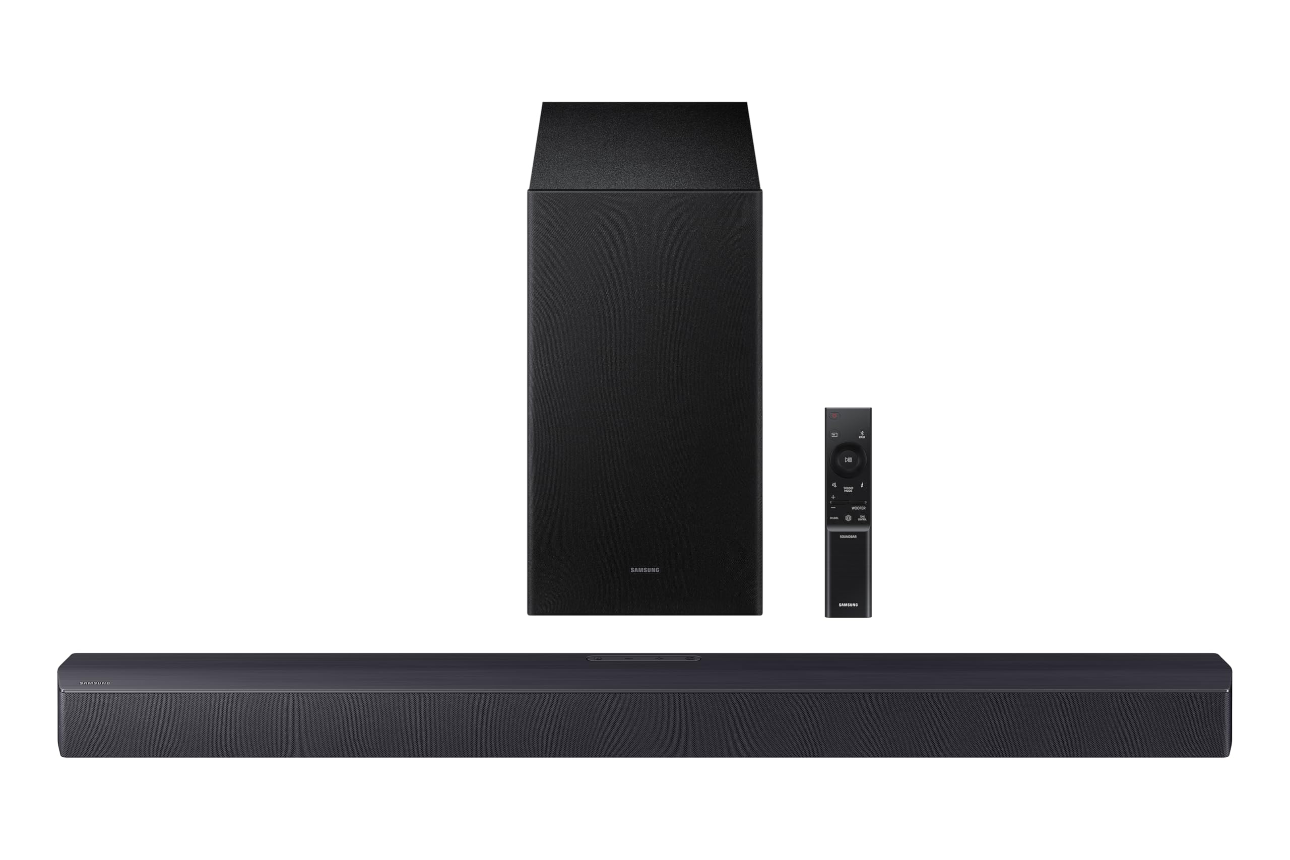 Samsung Sound Bar HW-B53CF/ZC, 2.1 Channel, Subwoofer, 300 watts, Surround Sound, Dolby Digital, DTS Virtual:X, Adaptive Sound, Bluetooth, HDMI ARC, Game Mode, Soundbar 🍁 All In One Marketplace Canada