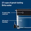 Brita Extra Large 27 Cup Filtered Water Dispenser with 1 Brita Elite Filter, Made Without BPA, UltraMax, Black 🍁 All In One Marketplace Canada
