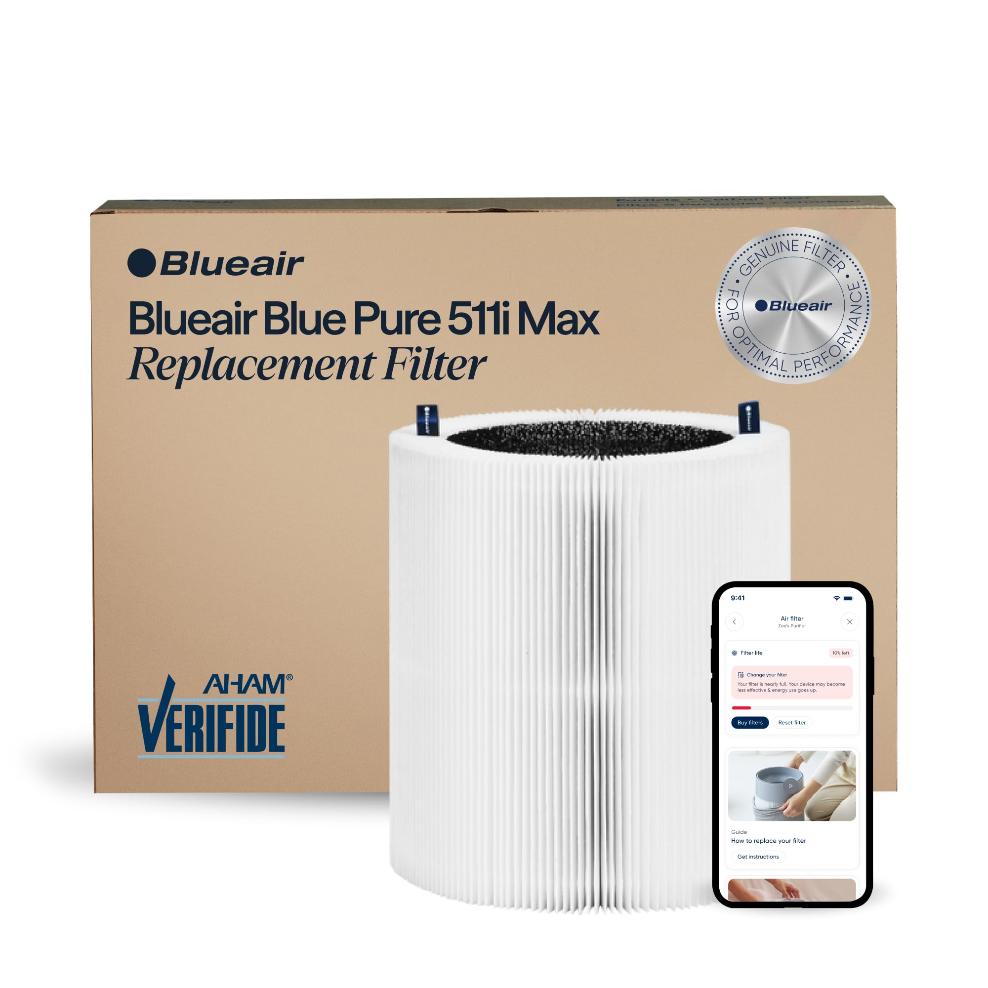 Blueair Blue Pure 511i Max Genuine Replacement Filter, Fits Blue Pure 511i Max Air Purifier 🍁 All In One Marketplace Canada