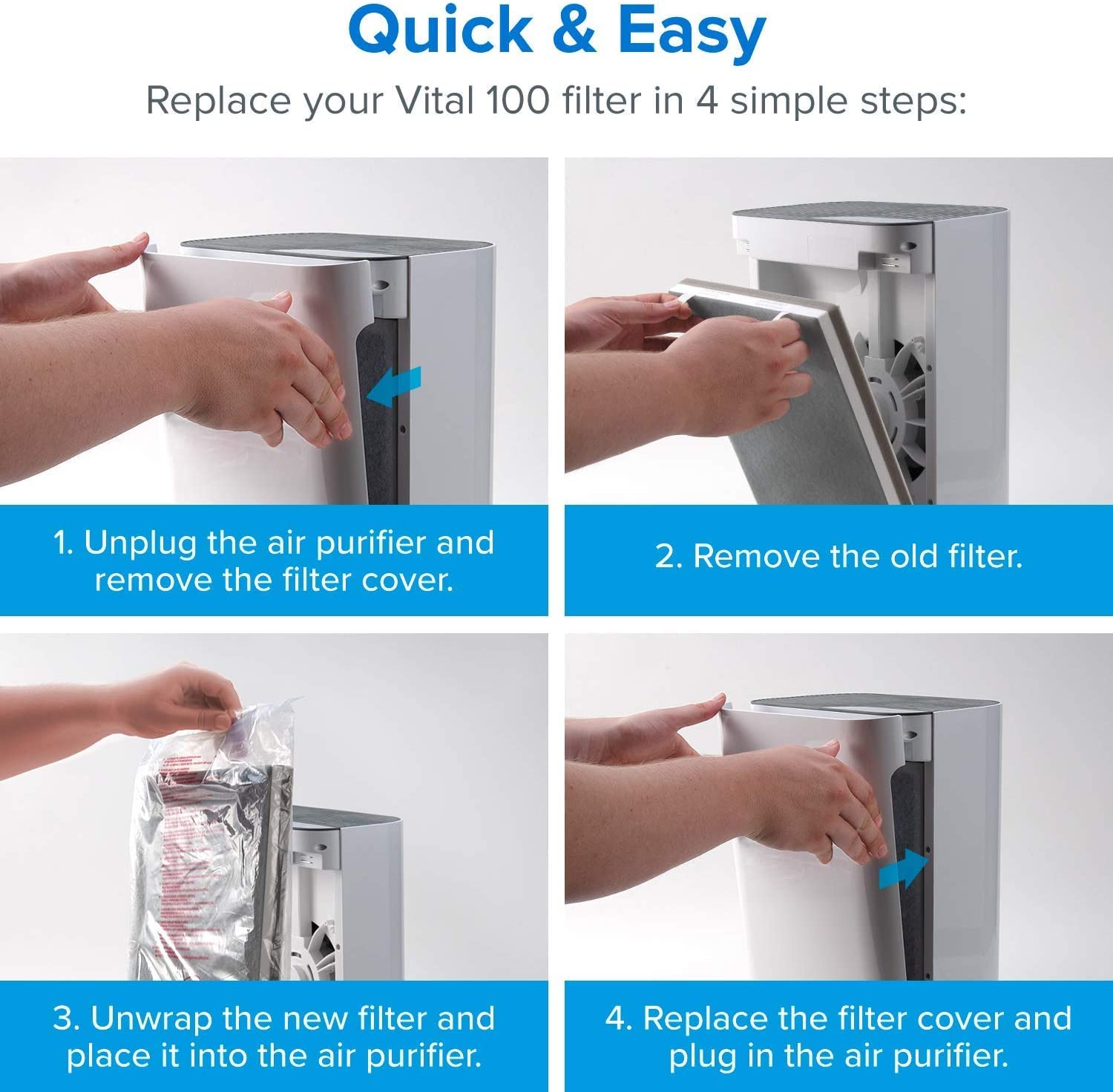 Levoit Vital 100 Air Purifier Genuine Replacement Filter 🍁 All In One Marketplace Canada