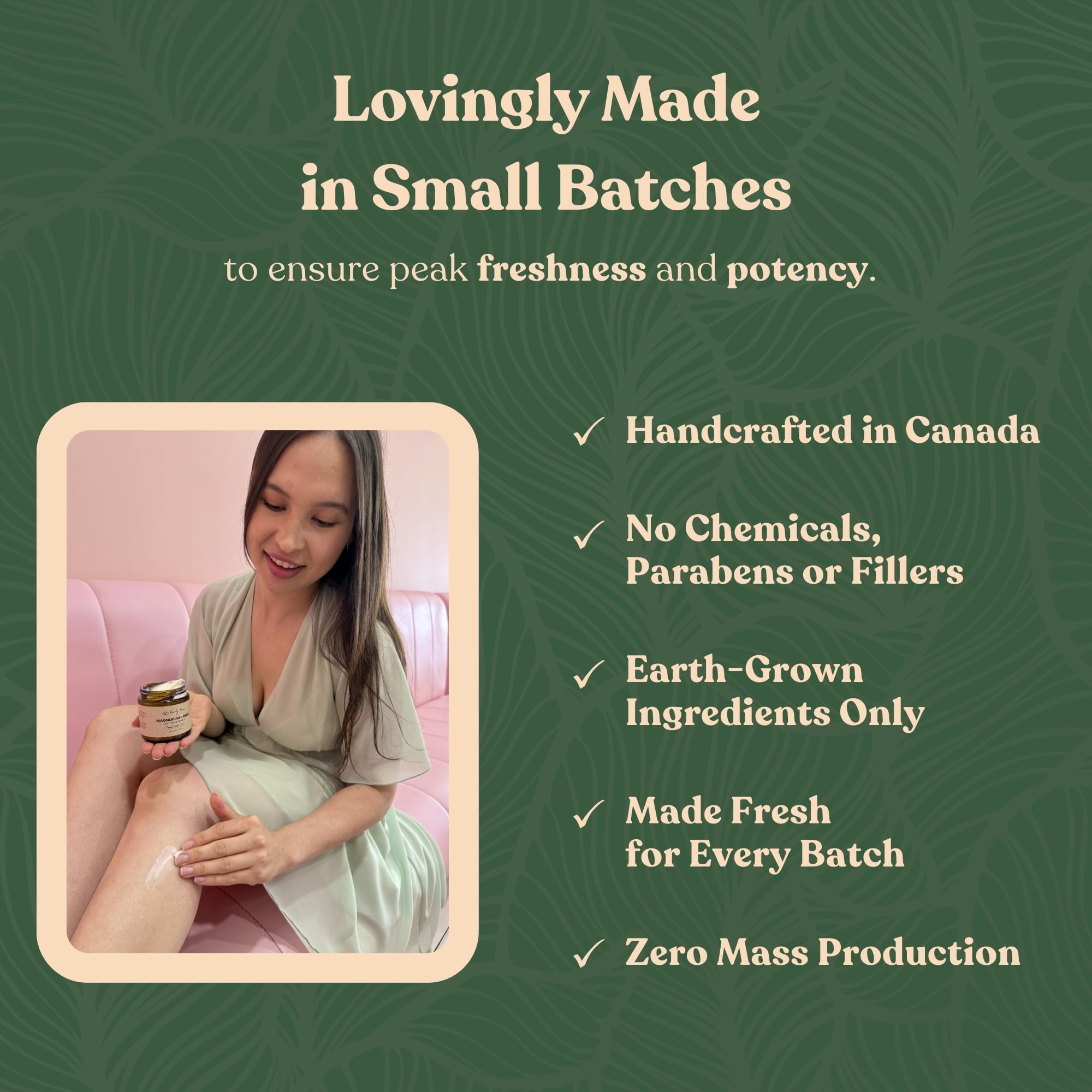Remedy Mama Magnesium Cream for Daily Comfort – with Hemp Seed Oil, Jojoba Oil, Mango & Shea Butter – Magnesium Oil Spray Alternative – Natural, Gentle & Skin-Friendly – Lavender – 4oz Glass Jar – Made in Canada 🍁 All In One Marketplace Canada