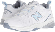 New Balance Women's 608 V5 Casual Comfort Cross Trainer, White/Light Blue, 8.5 W US 🍁 All In One Marketplace Canada